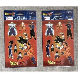 Dragon Ball Z Stickers 2000 Goku American Greetings 2 Packs Vintage Sealed New